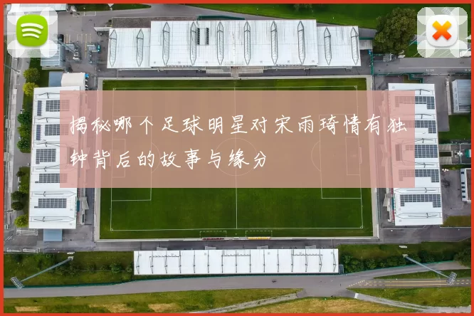 揭秘哪个足球明星对宋雨琦情有独钟背后的故事与缘分